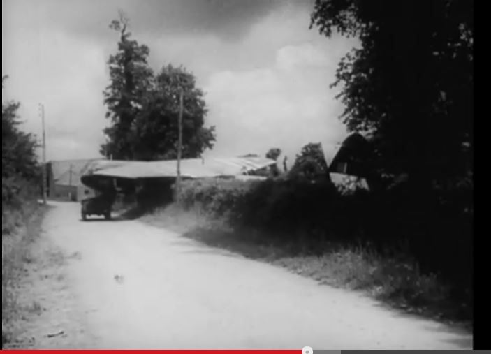 Horsa protruding onto road - You Tube.JPG